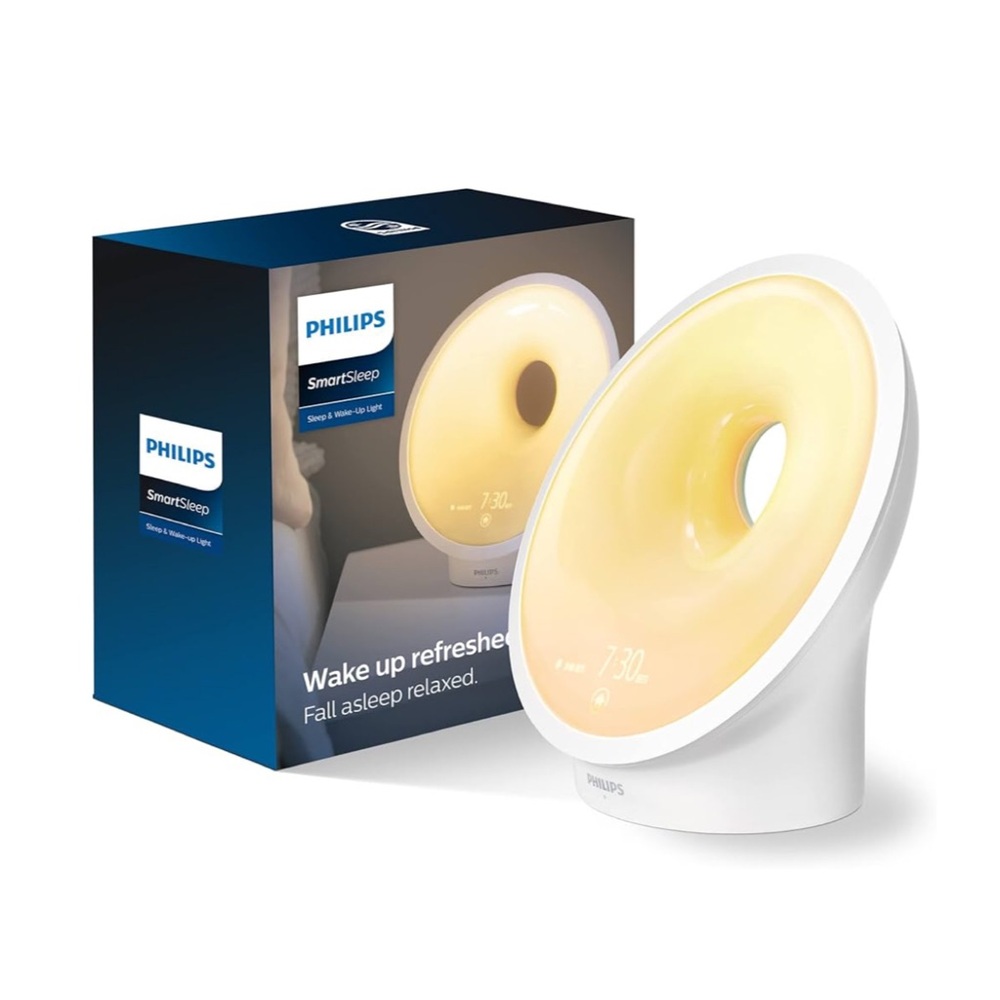 PHILIPS | SMARTSLEEP SUNRISE WAKE UP & SLEEP THERAPY LIGHT ALARM CLOCK HF3670